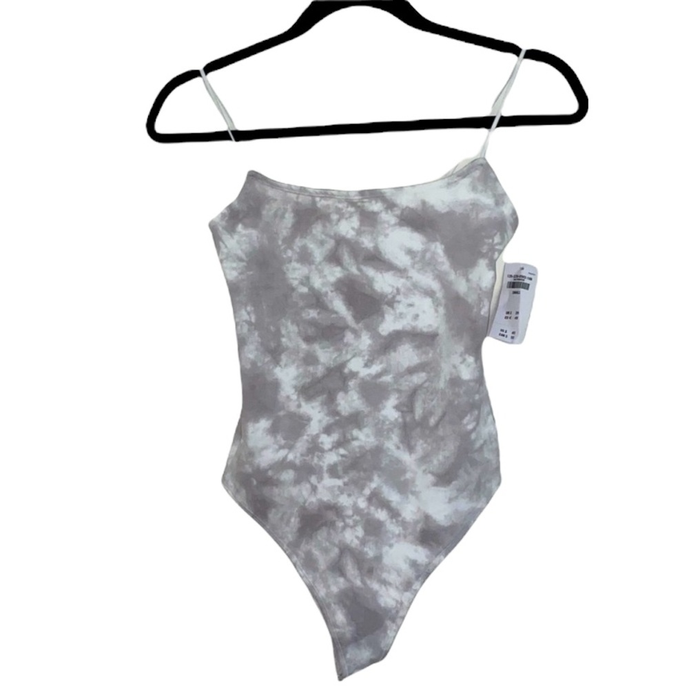 Abercrombie & Fitch Wash Effect Seamless Fabric Cami Bodysuit
